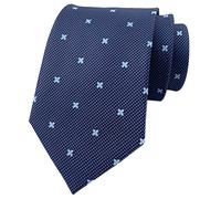 Rosiika Mens Navy Blue Ties Floral Handmade Casual Party Luxurious Casual Neckties for Big Boy Dad