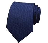 Rosiika Navy Blue Gingham Seft Ties Woven Narrow Party Cool Daily Italy Necktie 3.15" for Men Husband