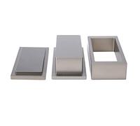 Rosin Pre Press Mould -2x4 Inches Rectanglular Pure Aluminium Pre-Pressing Plate for DIY Solventless Extraction