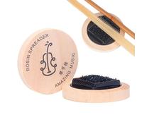 Rosin Remover Comb - 5.8x1.5cm, natural wood resin design, basic luthier equipment | Musical instruction Lessession Orchestra rehearsal String accessory Optimal sound care