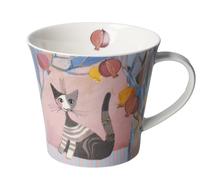 Rosina Wachtmeister A Cat Mug Melograni in festa.