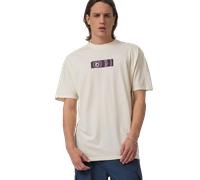 Roskopp Dissect Strip T-Shirt in Unbleached Cotton