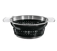 Rosle 24 cm Foldable Colander, Black