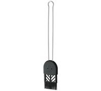Rösle Pastry Brush Silicone, Silver/Black, 4.5 cm