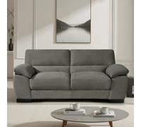 Artemis Home Roslyn Fabric 3 Seat Sofa - Charcoal, Grey