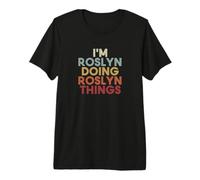 Roslyn Name Roslyn Personalized Name First Given Premium T-Shirt
