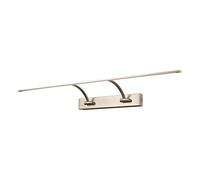 Roslyn Twin Arm Large LED Picture Light in Satin Nickel Finish