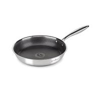 ROSMARINO HexaPro 3.0 28 cm Stainless Steel Frying Pan - Premium Frying Pan with Perfect Heat Distribution, Scratch-Resistant, Oven-Safe and Easy to Clean - Ideal for Demanding Chefs