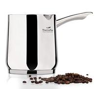 ROSMARINO Stainless Steel Induction Coffee Maker | Cezve Modern Turkish Coffee Maker with 3 Layer Steel Base | (700, All Hobs)