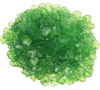 Rosojodg 200Pcs Transparent Green Acrylic Leaf Pendants Leaf Bead Charms with Hole for Earring Bracelet Necklace Jewelry Making DIY Charms (15mm)