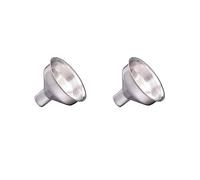 Rosojodg 2Pcs Silver Small and hip flasks stainless steel funnel for transferring liquid Useful and practical Funnels Kitchen Tools and Gadgets