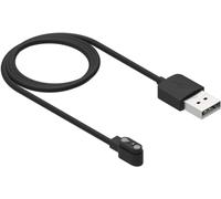 Rosojodg Black USB Charger Cable, Compatible with Da Fit Smart Watch Charger, Replacement USB Charger Cable Charging Cord for Smart Watch with Da Fit App Smartwatch Cables and Chargers (3.3 Ft)
