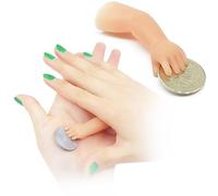 Rosojodg Little Hand Coin Disappeared Trick Toy Tools,Close-Up Magic Show Props Stylish and Popular Joke Magic Coins for Funniely Stuffed Game Gimmicks, Magic Kits and Accessories,Novelty and Gag