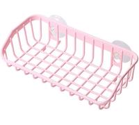 Rosojodg Pink Multifunctional Drain Rack, Hanging Storage Rack Drain Rack Sink Shelf Suction Cup Dishwashing Soap Sponge Holder for Kitchen Accessories, Shelf, Dish Racks
