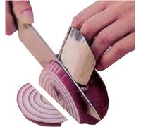 Rosojodg Silver Stainless Steel Finger Hand Protector Guard Chop Safe Slice Knife Cutting Shield Kitchen Tool Chopping Board Sets Kitchen Tools and Gadgets