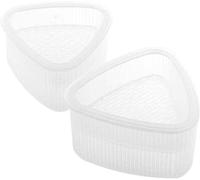 Rosojodg Sushi Mold Triangle, Sushi Mould, Onigiri Maker Rice Ball Bento Presses Mold DIY Tool Cooking Practical Tools Kitchen Accessories Sushi Plates