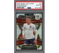 Ross Barkley 2020 Select UEFA Euro Silver Prizm Soccer Card #79 PSA 10