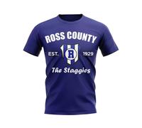 Ross County Junior Established Football T-Shirt in Navy | Size: 7-8 Years Ross County Navy 7-8 Years