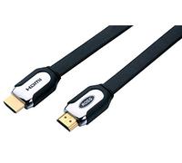 Ross HPHDMIF2-RO High Performance Flat HDMI Lead Cable, Black 2 Meters