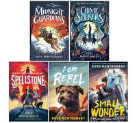 Ross Montgomery Collection 5 Books Set (The Midnight Guardians, The Chime Seekers, Spellstone, I am rebel & Small Wonder)
