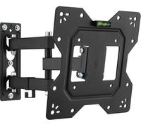 Ross Full Motion TV Wall Mount 13-27" 75x75mm to 100x100mm 25kg Ross Black One Size