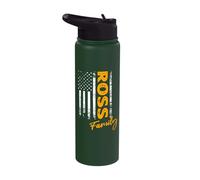 Ross Surname American Ross Last Name Ross Stainless Steel Insulated Water Bottle