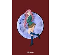 Rossario Vampire Outer Mokka Notebook: Notebook Journal College Ruled | 120 Pages | 6 x 9 Size | Gift