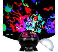 Rossesay Halloween Projector Lights Indoor Halloween Scene LED Light Spooky Ghost Decorative Halloween Night Light Projector Lighting Projectors Lamp for Halloween Party Holiday Decor(Pumpkin)
