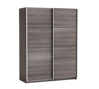 rossett wooden wardrobe large in vulcano oak and linen