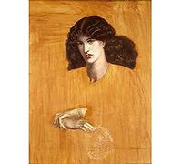 Rossetti La Donna Della Finestra Lady Pity Painting Art Print Canvas Premium Wall Decor Poster Mural