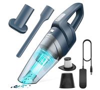 Rossi Engraving Handheld Vacuum Cordless 8000PA: Mini Portable Hand Held Vacuum - Washable HEPA Filter, 25-30 Mins Long Runtime, Powerful Suction for Home, Car Cleaning