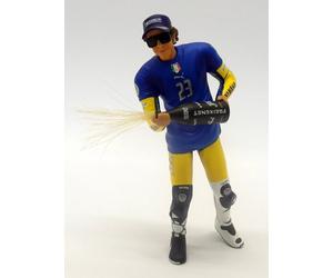 Rossi standing figure Team Yamaha Sachsenring MotoGP 2006 Minichamps 060296 1:12