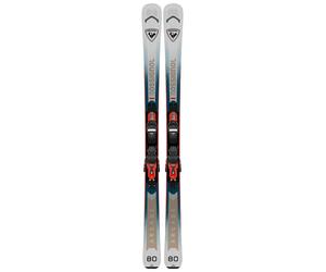 Rossignol - All-mountain ski pack - Arcade 80 + Xpress 10 GW B83 Black/Hot Red 2026 for Men in Wood - Size 166 cm - Grey Grey 166 cm