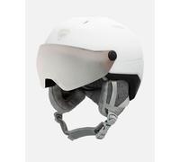 Rossignol Fit Impacts Ski Visor Helmet White/Grey Mirrored Lens Women - M-L