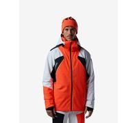 Rossignol Hero 4WS Insulated hooded ski jacket orange white black - S