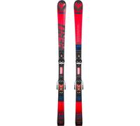 ROSSIGNOL HERO Athlete GS PRO (R21) skis + LOOK NX7 GW B73 bindings Black Hot Red