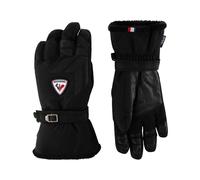 Rossignol - Insulating Ski gloves in Primaloft®- Women's - W Romy IMP'R Glove Black for Women in Leather - Size 7 Black 7