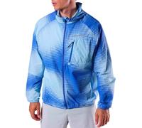 Rossignol - Men's windbreaker for trail running - Sidelhorn Pkb Jacket M Dazzle Blue Line Fogg for Men in Softshell - Size M Blue M