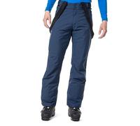 Rossignol - Men's Ski Pants - Waterproof & Breathable, Low-Profile Insulation, Warm & Stretchable, Snow & Rain Water-Repellent, Removable Suspenders & Adjustable Waist, Dark Navy, S