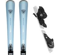 ROSSIGNOL Nova 4 + Xpress W 10 Gw - Women - Blue / White - size 146- model 2027 146