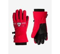 Rossignol Roc Gloves Dark Red Black Kids - 16