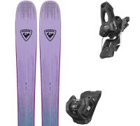 Rossignol - Pack Ski Soul W 102 - 172 + Squire 11 100mm Light Blue Black - Ski