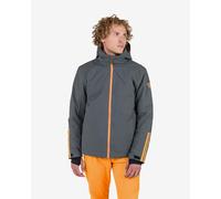 Rossignol Strawpile Hooded Jacket Dark Grey Orange - M