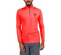Rossignol - Technical fleece half-zip - New Hero Classique Hz Neon Red for Men - Size XL Red XL