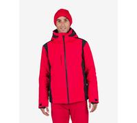 Rossignol Velika Hooded Jacket Intense Red Black - M