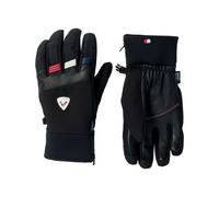 Rossignol - Warm and waterproof Ski gloves in Primaloft®- Men - Strato IMP'R Glove Black in Leather - Size L Black L