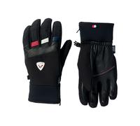 Rossignol - Warm and waterproof Ski gloves in Primaloft®- Men - Strato IMP'R Glove Black in Leather - Size XL Black XL