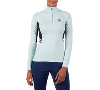 Rossignol - Women's Nordic skiing Jumper - W Poursuite 1/2 Zip Steam for Women - Size S - Green Green S