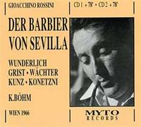 Rossini: Barber of Seville (Wunderlich, Bohm, Vienna 1966) + bonus of Wunderlich singing Handel.