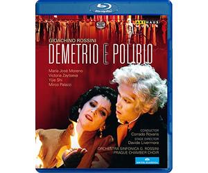 Rossini: Demetrio E Polibio (2010) (María José Moreno/ Victoria Zaytseva/ Yijie Shi/ Mirco Palazzi/ Corrado Rovaris) (Arthaus : 108061) [Blu-ray] [2012] [Region B]